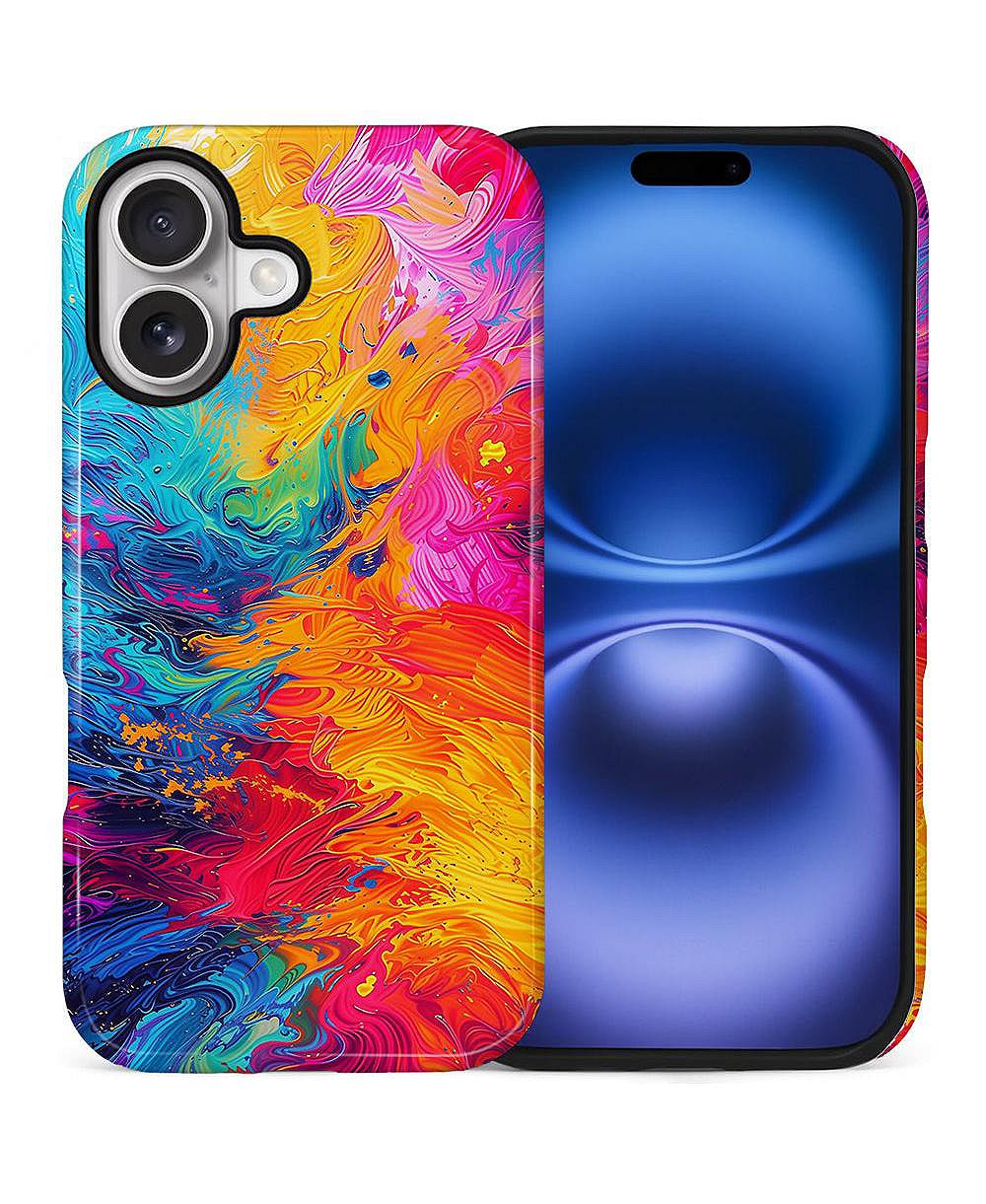 Защитный чехол LISEN для Apple iPhone 15 Plus, двухслойная защита, Pigment Waves