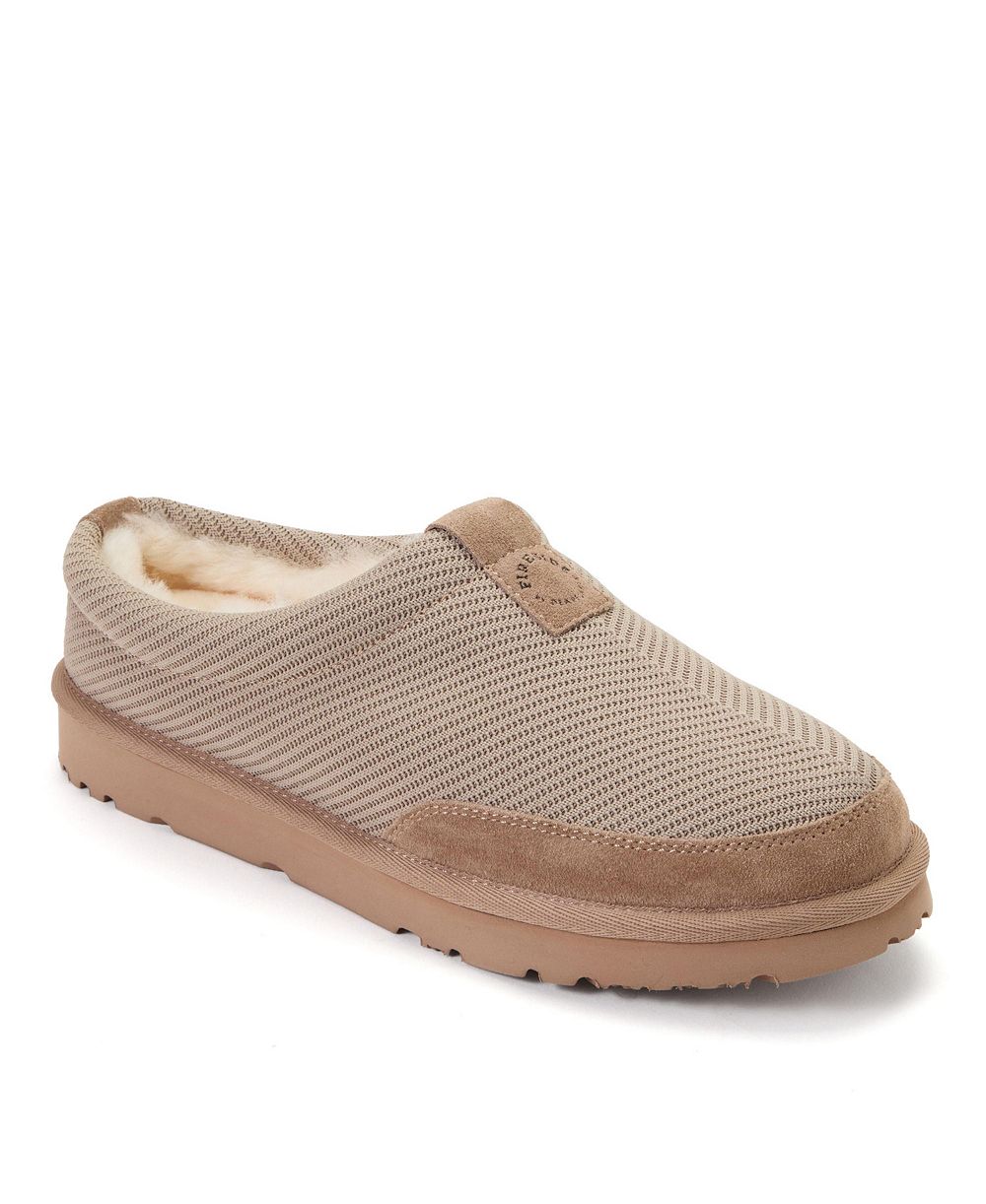 Мужские тапочки-мюли Dearfoams Fireside by Grafton Sport Knit Water Repellent Twill Clog