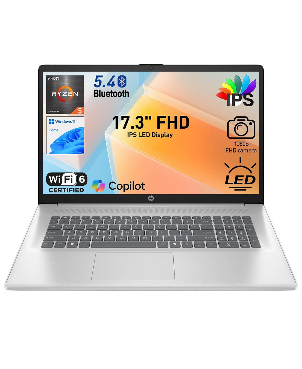 Ноутбук HP Essential AMD Ryzen 5 7430U 2TB SSD 17.3"