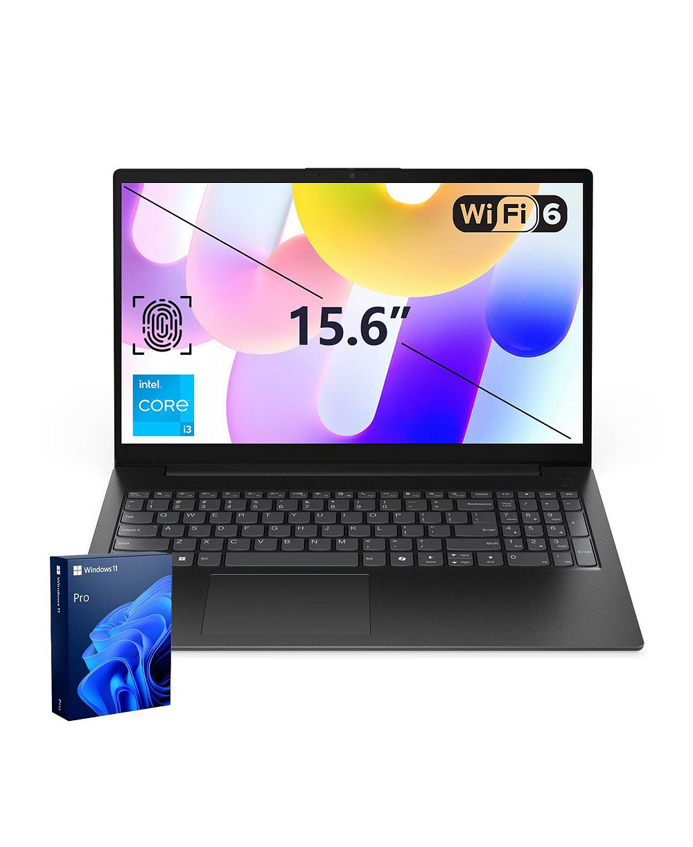 LENOVO 15.6" FHD Business Laptop,Intel Core i3, 8GB DDR5 RAM, 1TB SSD, Intel UHD Graphics, Wi-Fi 6, Windows 11 Pro, Fingerprint Reader