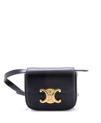 Женская кожаная сумка Celine Mini Claude Shoulder Bag Pre-Owned