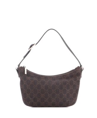 Pre-Owned Gucci Small Vintage Pochette Shoulder Bag GG Canvas