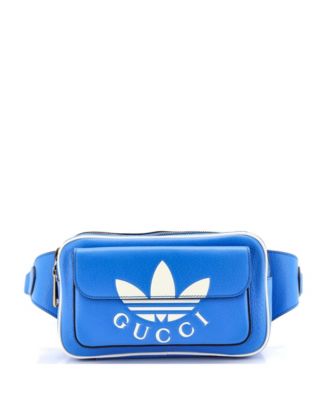 Б/у кожаная сумка-ремень Gucci x adidas Zip Belt Bag