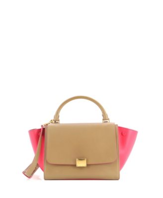 Б/у Celine сумка Trapeze small, кожа
