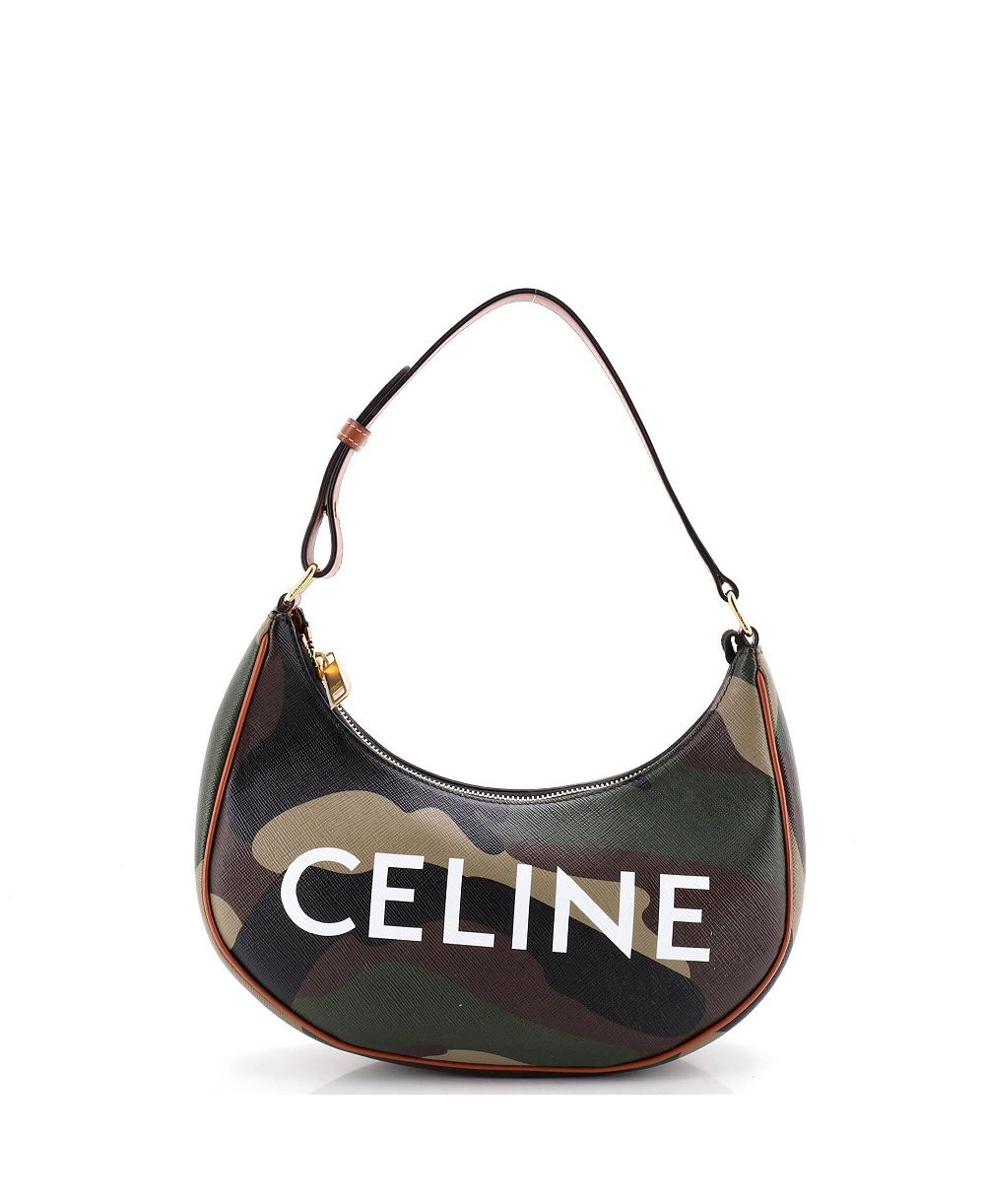 Pre-Owned Celine Ava Bag Camouflage Coated Canvas