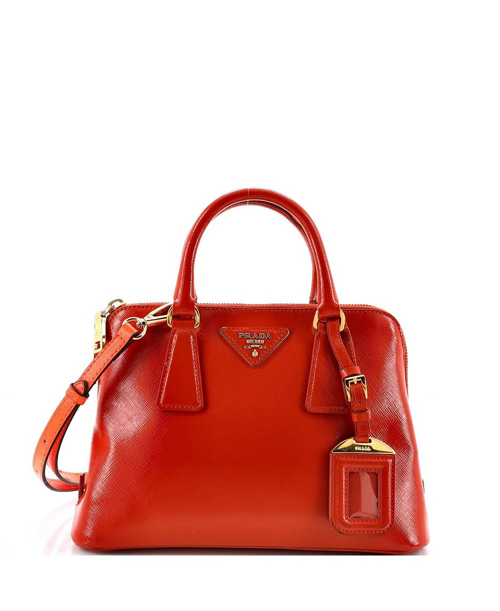 Б/у сумка Prada Small Promenade из кожи Vernice Saffiano