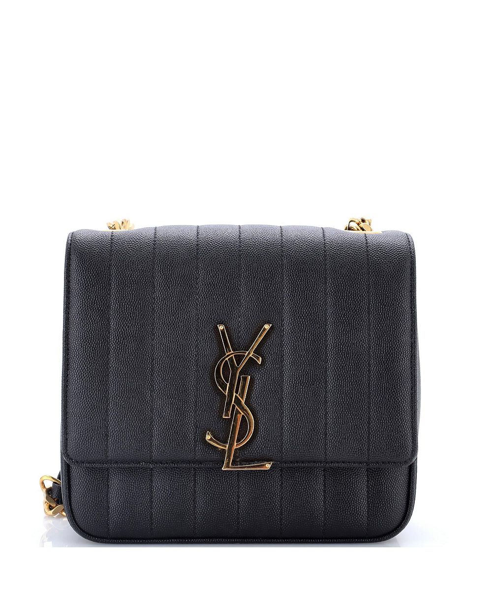 Pre-Owned Saint Laurent Medium Vicky сумка через плечо стеганая кожа
