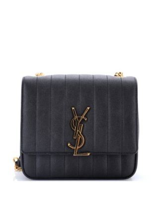 Pre-Owned Saint Laurent Medium Vicky сумка через плечо стеганая кожа