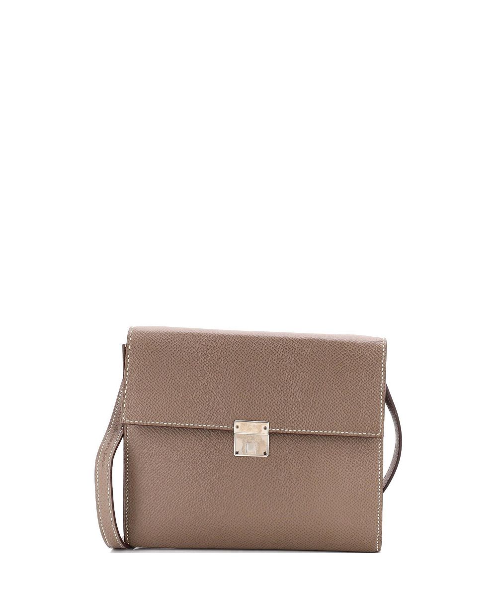 Pre-Owned Hermes 16 Clic кошелек на ремешке Epsom