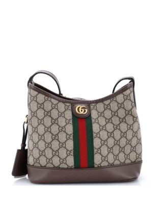 Б/у Gucci сумка Ophidia Open Bucket small, холст GG и кожа