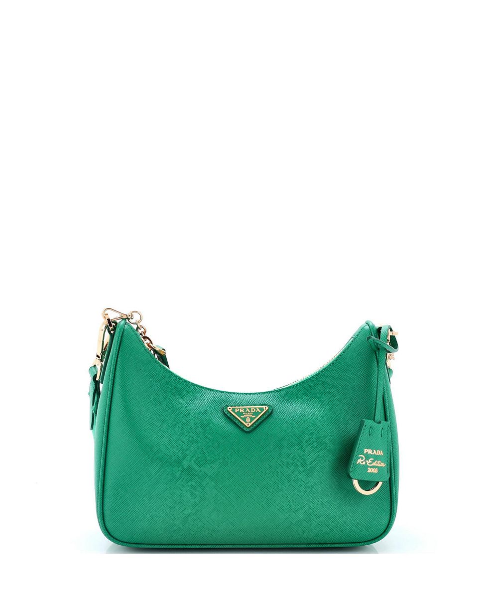 Сумка через плечо Prada Small Re-Edition 2005 Saffiano Leather, б/у