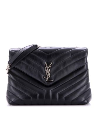 Сумка через плечо Saint Laurent Loulou из кожи Matelasse Chevron