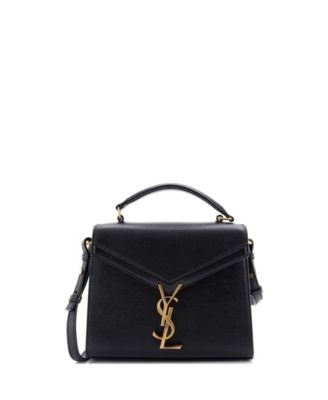 Б/у кожаная сумка Saint Laurent Mini Cassandra Top Handle