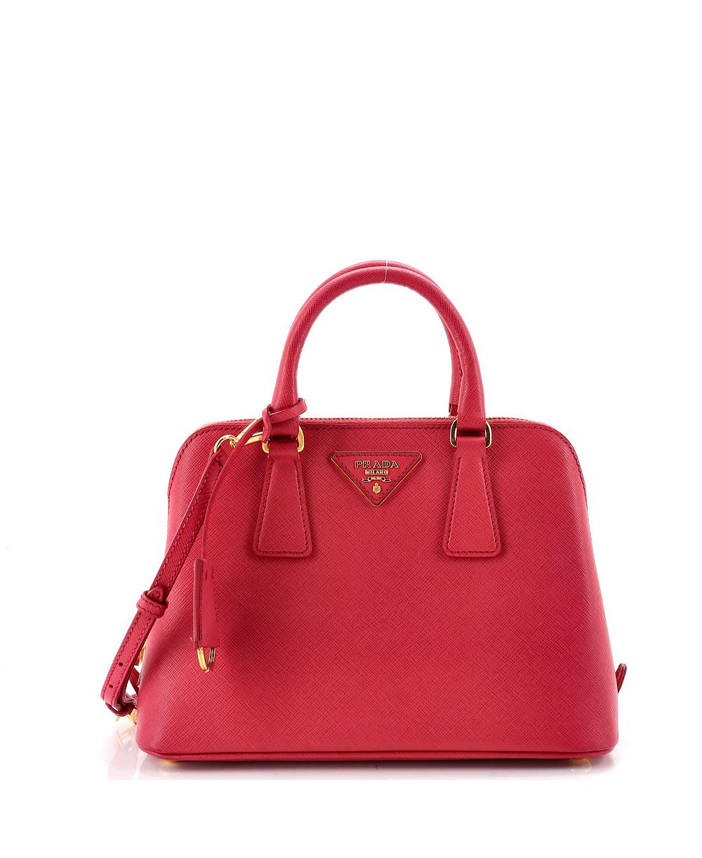 Б/у Prada Small Promenade сумка Saffiano кожаная