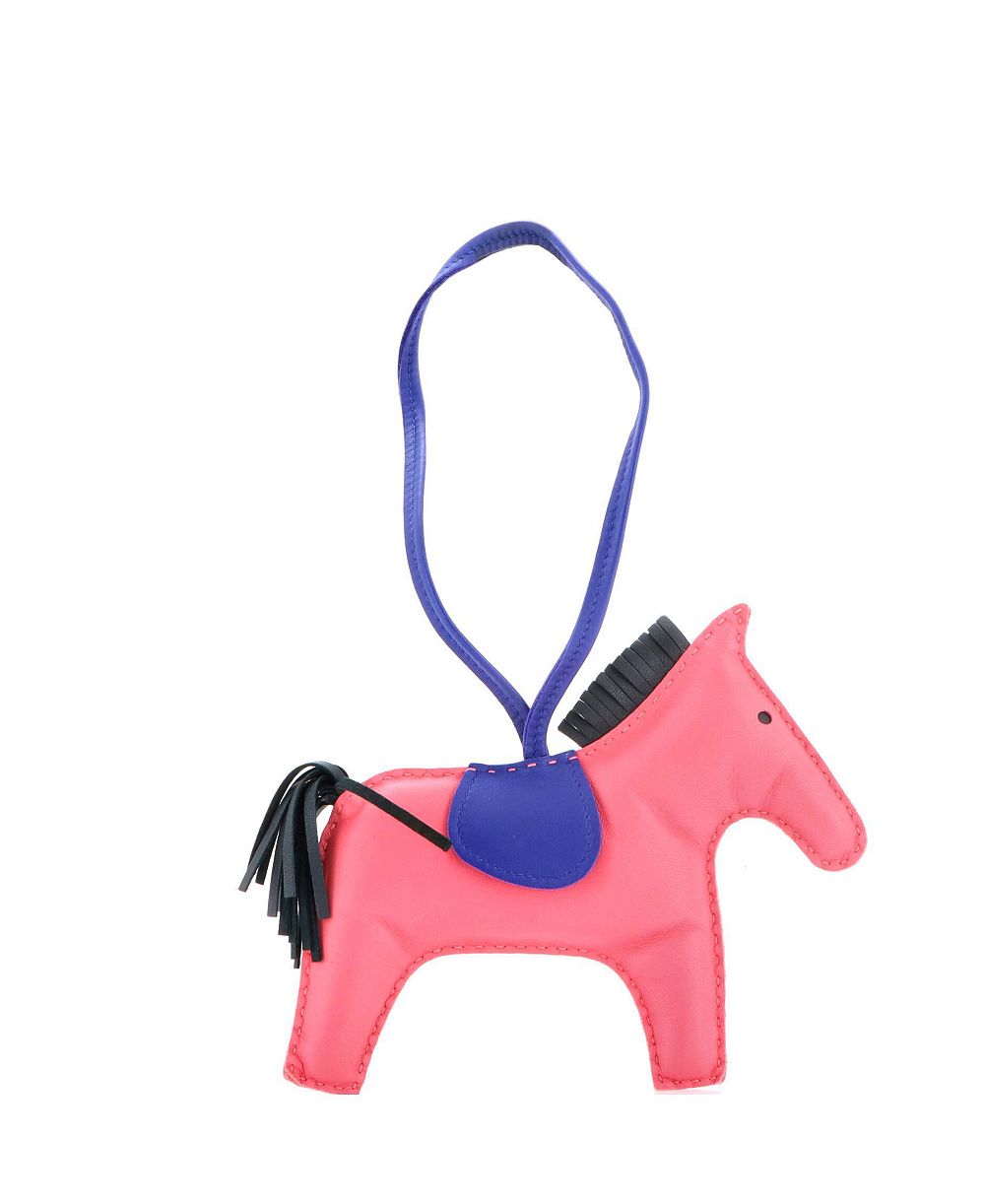 Брелок для сумки Hermes GM GriGri Rodeo кожаный б/у