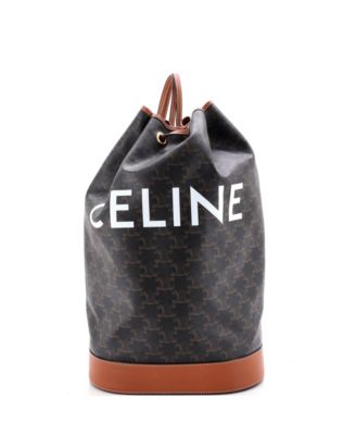 Pre-Owned Celine Medium Sailor сумка Triomphe Coated Canvas