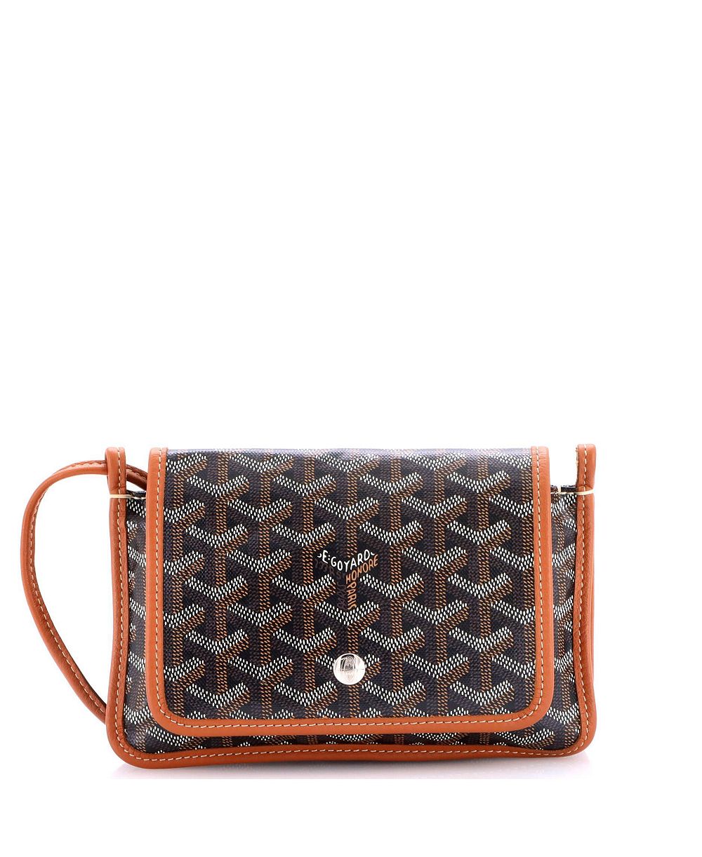 Clutch кошелек Pre-Owned Goyard Plumet из покрытия Coated Canvas