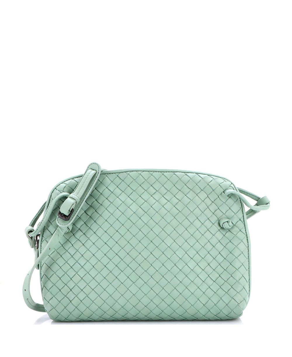 Маленькая сумка через плечо Pre-Owned Bottega Veneta Small Nodini Crossbody Intrecciato Nappa