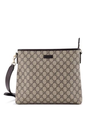 Б/у сумка мессенджер Gucci Medium Zip Top GG Coated Canvas