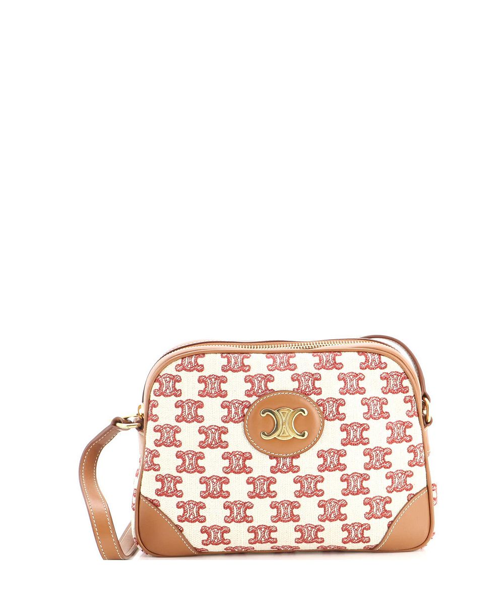 Celine сумка-камера Small Camera Bag Triomphe Canvas (Pre-Owned)