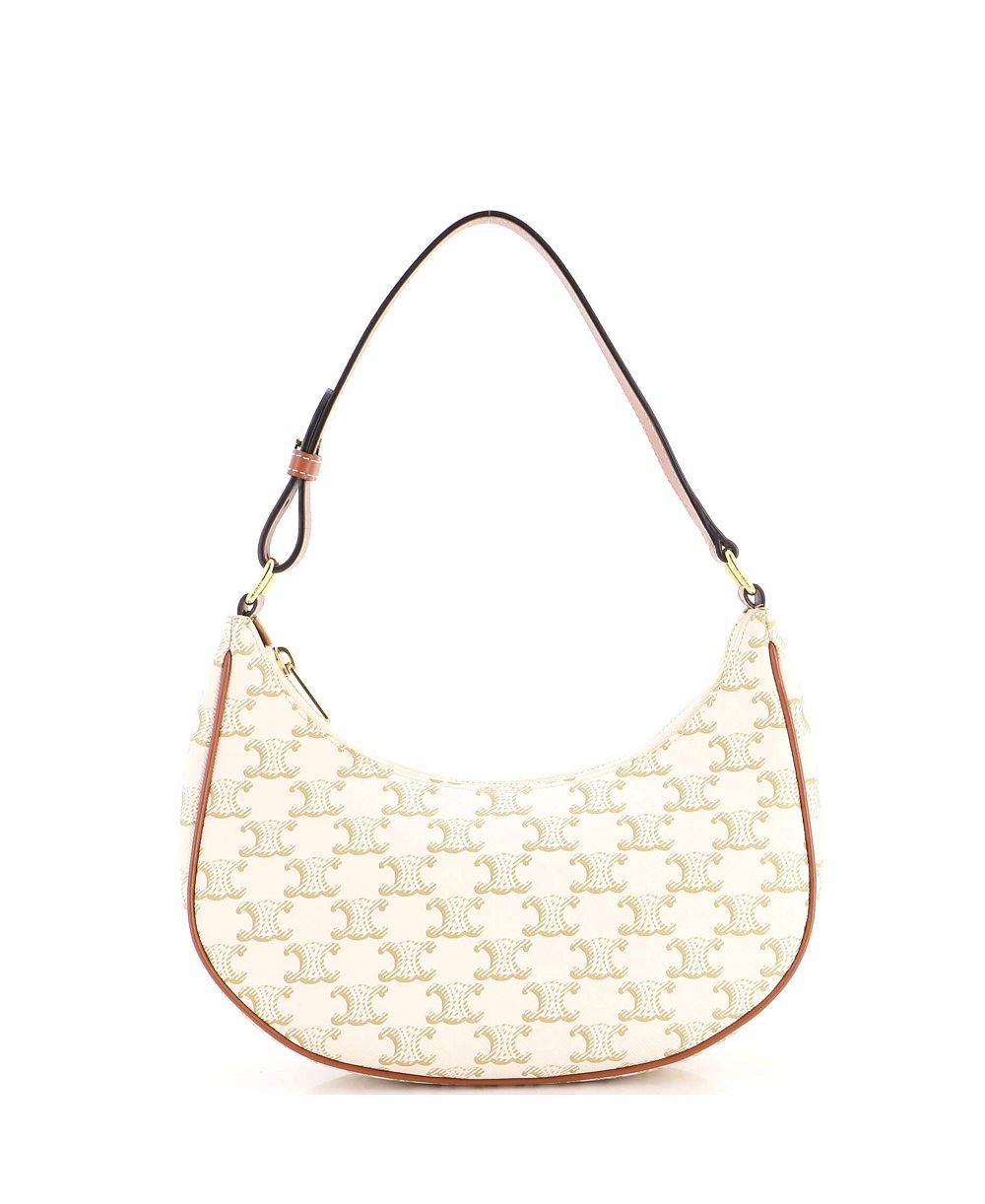 Б/у сумка Celine Ava Bag Triomphe Coated Canvas