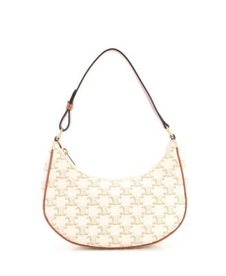 Pre-Owned Celine Ava Bag Triomphe Coated Canvas