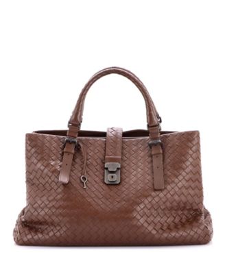 Pre-Owned Bottega Veneta Medium Roma Bag Intrecciato Nappa