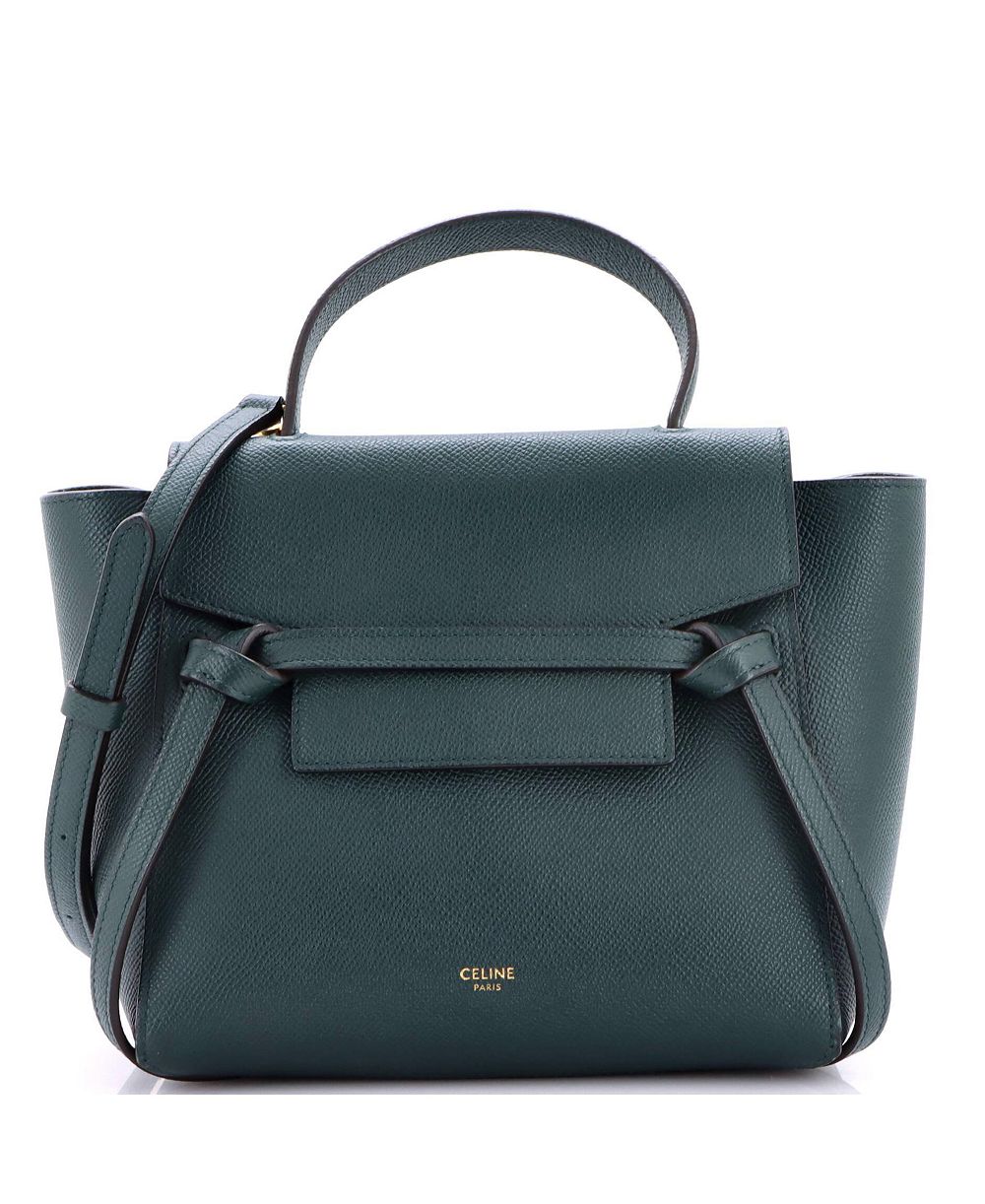 Сумка Celine Pre-Owned Nano Belt Bag Textured Leather