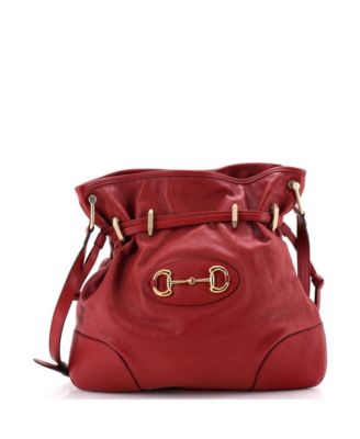 Сумка-мессенджер Pre-Owned Gucci Large Horsebit 1955 Leather
