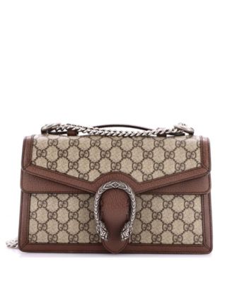 Gucci Dionysus маленькая сумка на цепочке из покрытого канваса GG, б/у