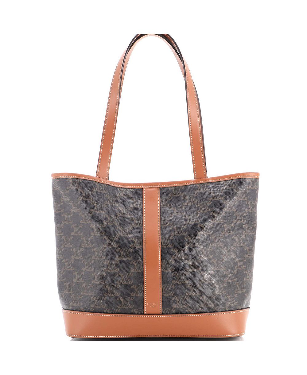 Сумка-тоут Celine Small Cabas Triomphe Coated Canvas б/у