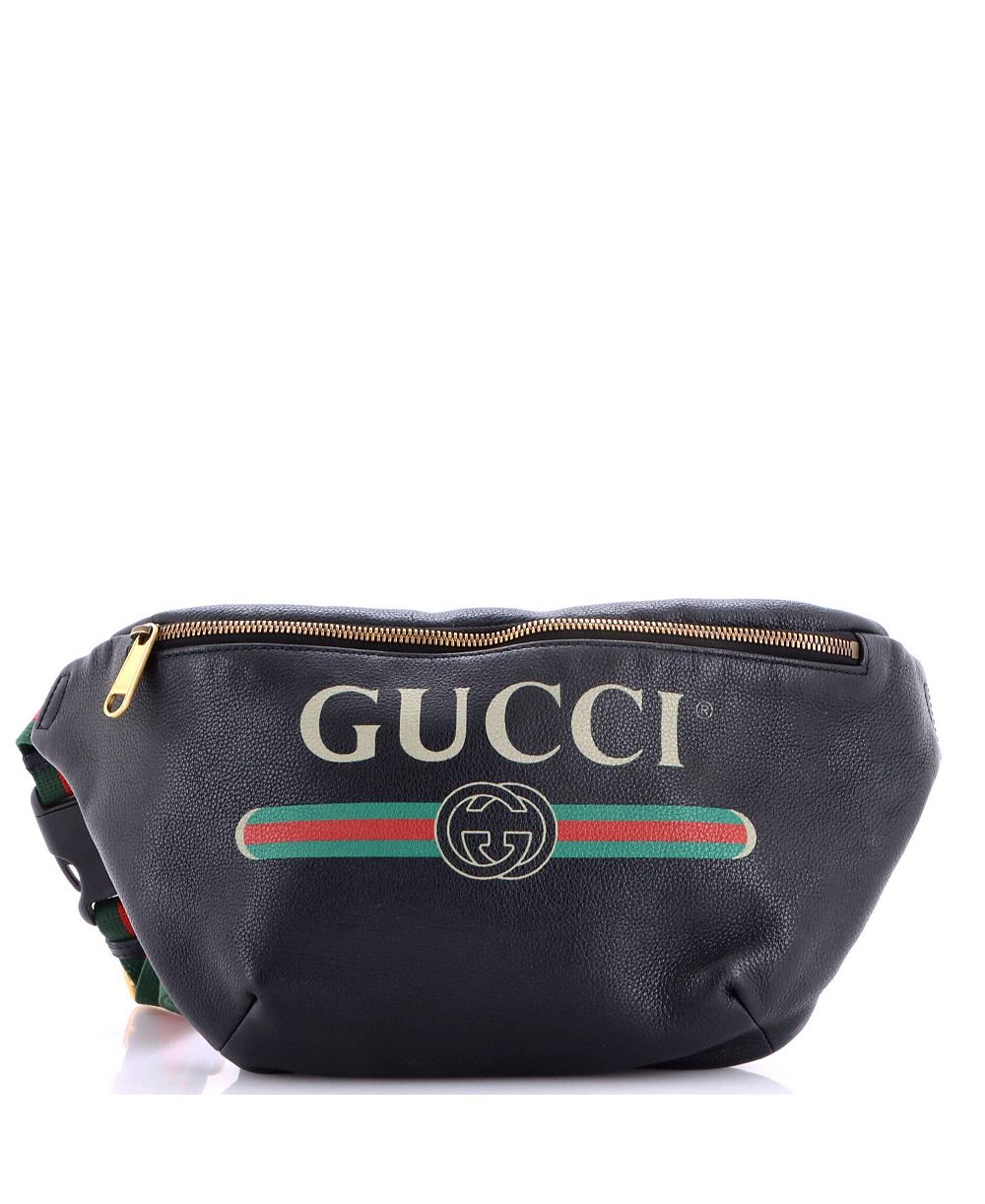 Брендовая сумка через плечо Gucci Medium из принтованной кожи