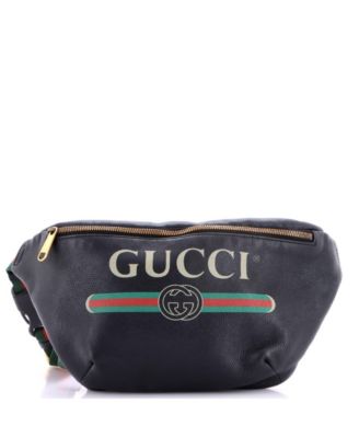 Брендовая сумка через плечо Gucci Medium из принтованной кожи