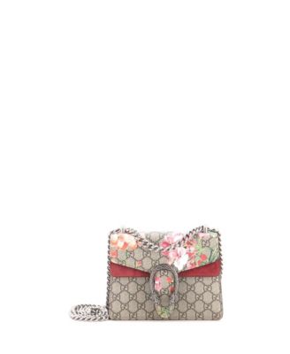 Pre-Owned Gucci Mini Dionysus сумка с принтом Blooms GG Coated Canvas