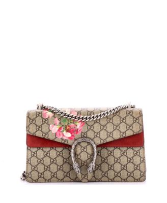 Б/у сумка Gucci Small Dionysus с принтом Blooms из полотна GG