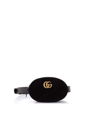 Сумка через плечо Gucci GG Marmont, б/у, бархат Matelasse