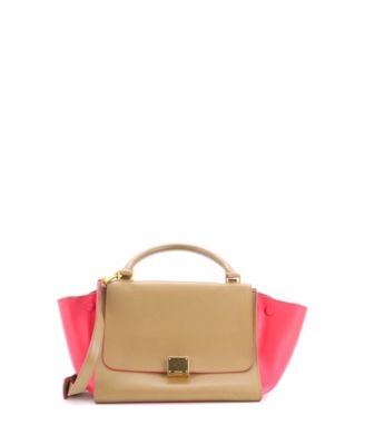 Pre-Owned Celine Small Trapeze Bag Leather