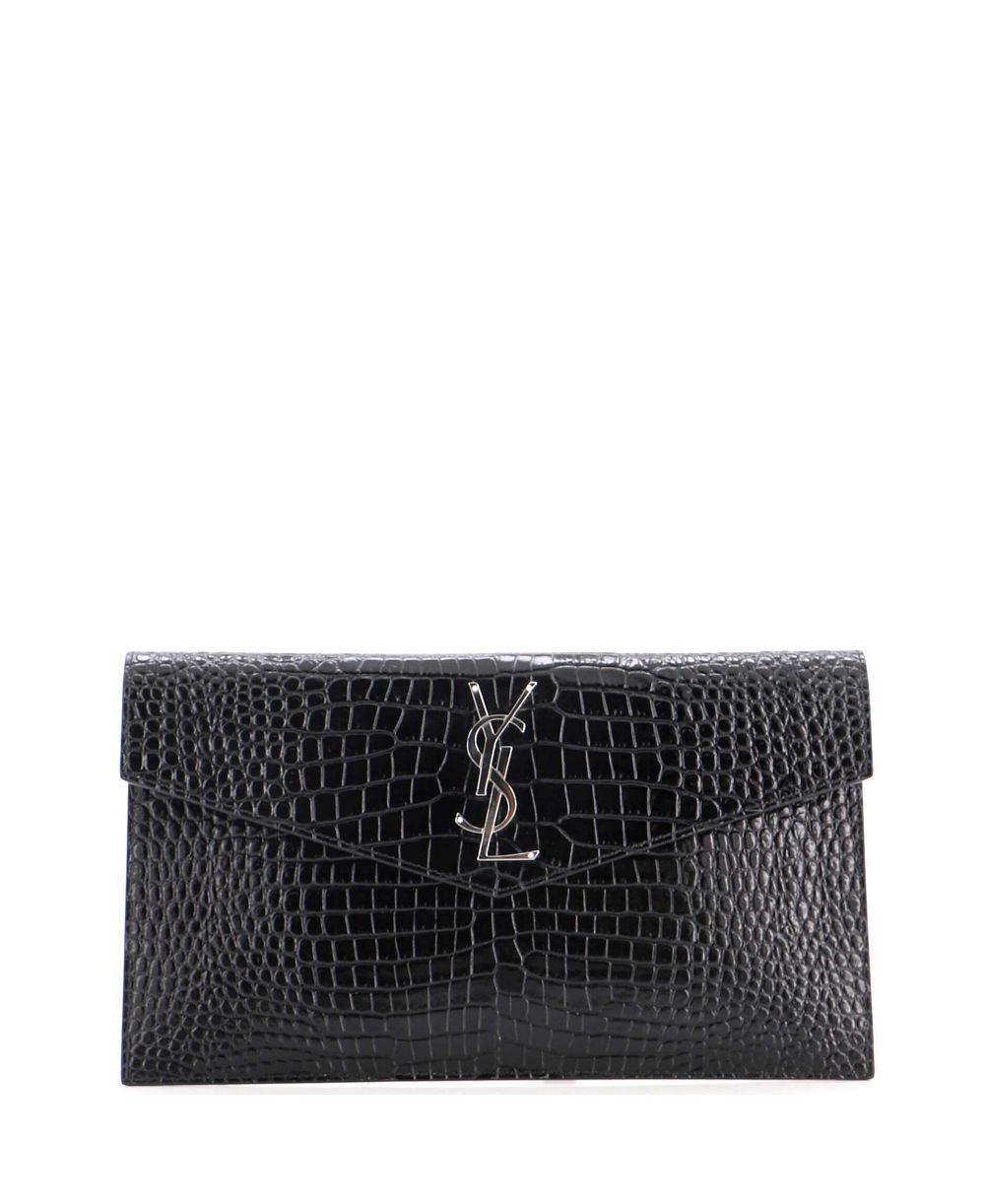 Saint Laurent Pouch из тисненой кожи Uptown