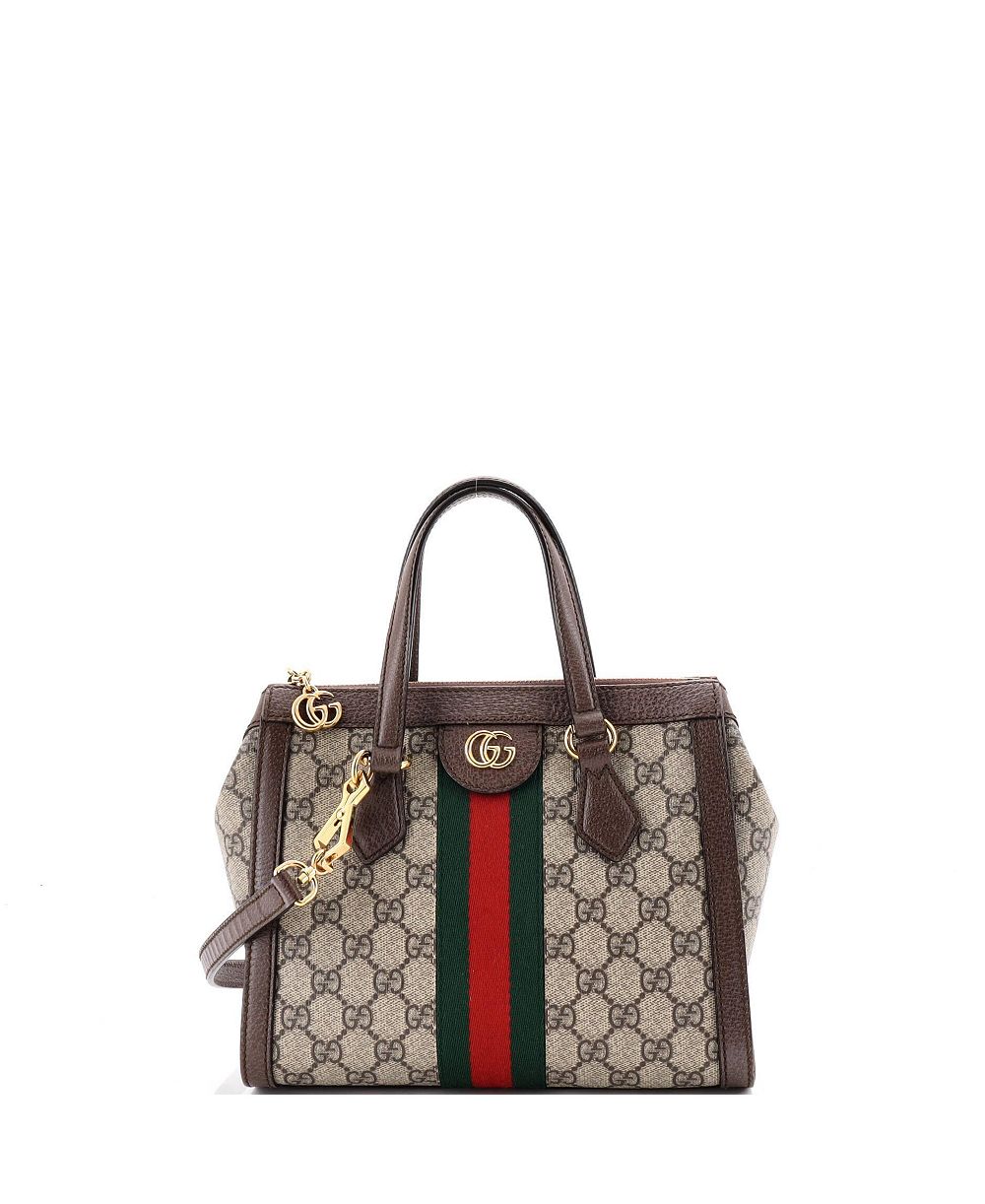 Pre-Owned Gucci сумка-тоут Small Ophidia Top Handle GG из покрытого холста