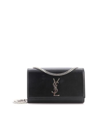 Pre-Owned Saint Laurent средняя кросс-боди сумка Classic Monogram из зернистой кожи
