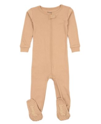 Пижама Leveret Baby Unisex Solid Color Cotton Footed One-Piece