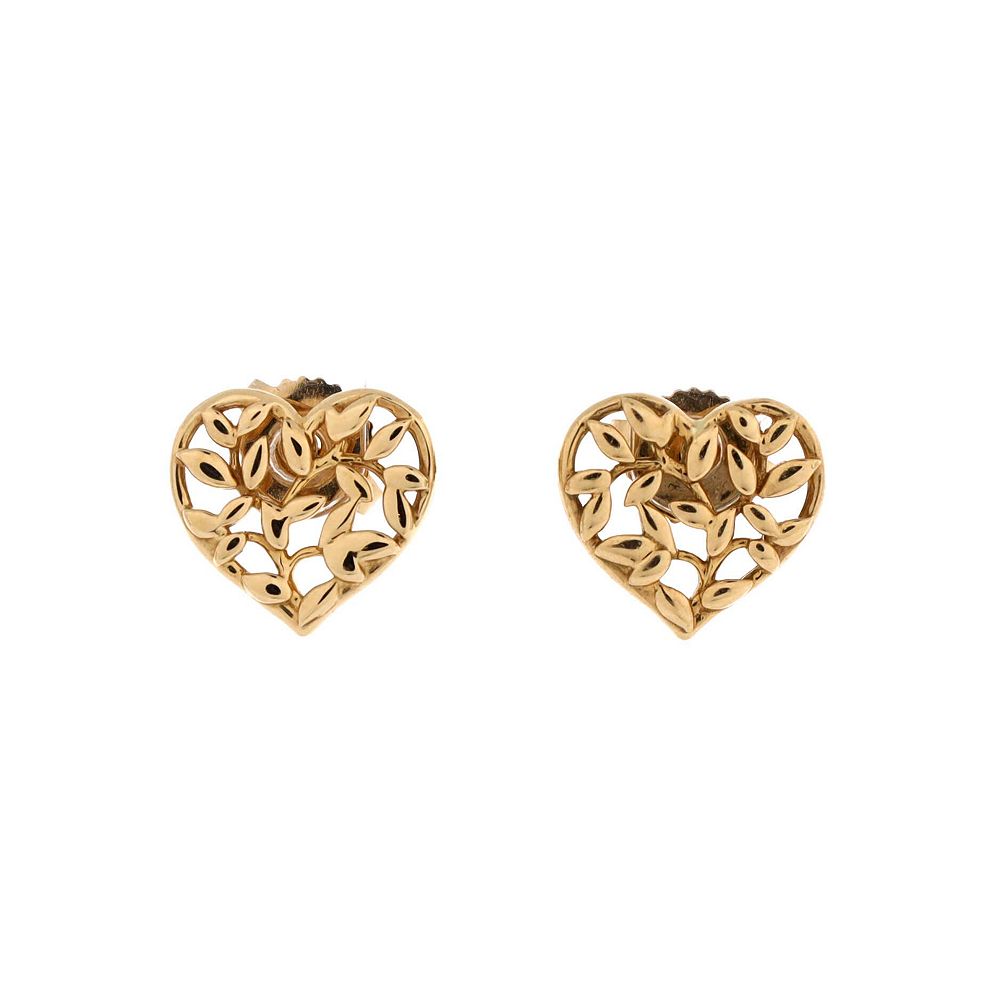 Pre-Owned Tiffany & Co серьги-гвоздики Paloma Picasso в виде оливкового листа и сердца