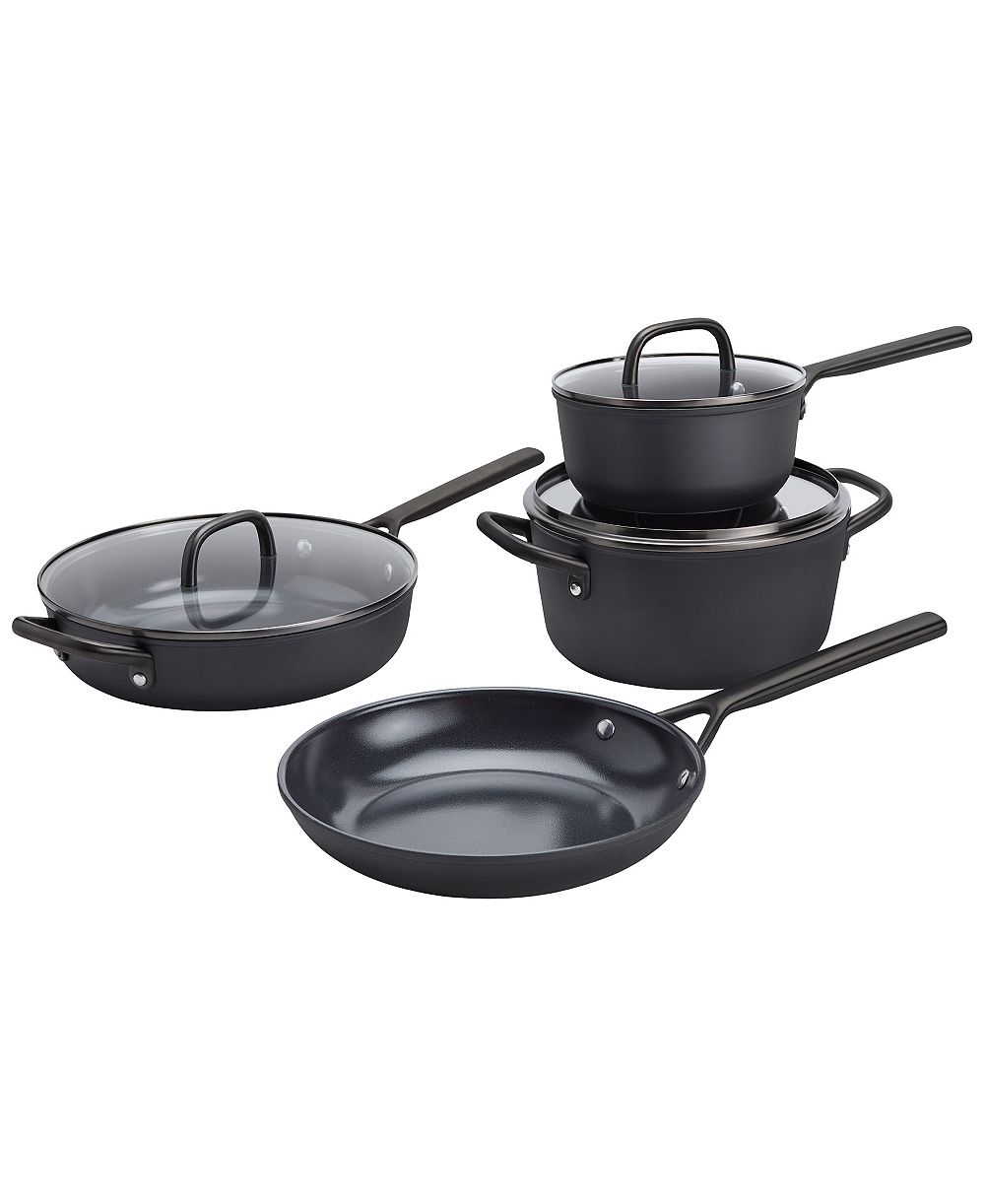 zwilling milano набор из 7 предметов посуды из алюминия с керамическим антипригарным покрытием