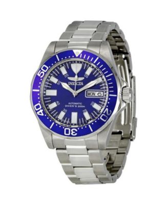 Invicta Signature 7042 Мужской Automatic Watch Blue Dial Stainless Steel Bracelet