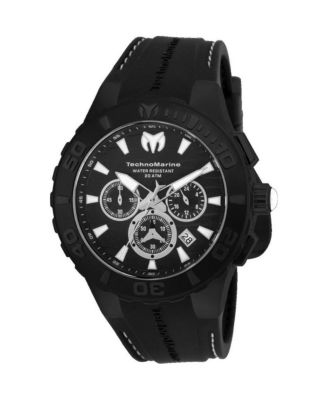 TechnoMarine Cruise TM-115081 Men's 44mm Quartz Chronograph Watch - Silicone Strap