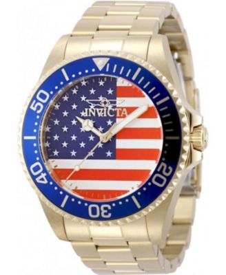 Invicta Pro Diver 50416 Men's 45mm Quartz Watch - Gold-Tone Stainless Steel Bracelet