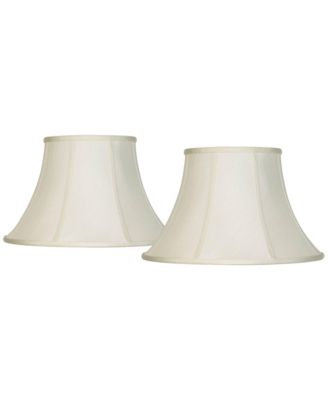 Набор абажуров Imperial Shade 2 шт. Bell Lamp Shades Cream Large 9" x 17" x 11" x 10.5" с креплением