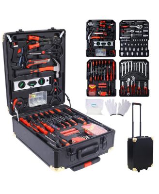 Streamdale Furniture 969-Piece Home Repair Tool Set with 4-Drawer Rolling Storage Case