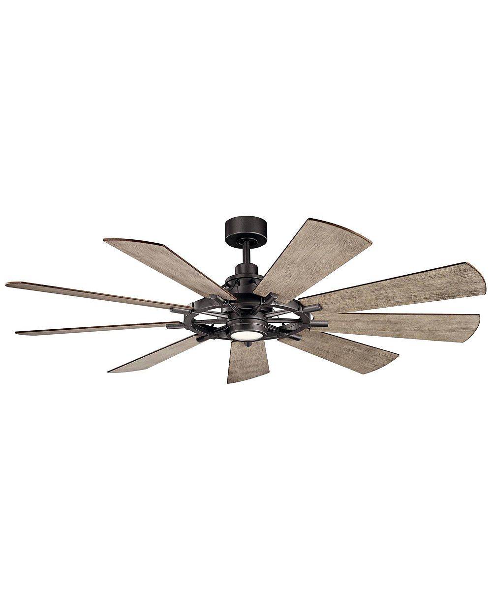 Потолочный вентилятор Kichler Gentry Anvil Iron LED, 65"