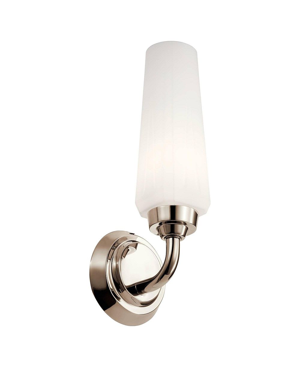 Настенный бра Kichler Truby 12 1/2" High Polished Nickel